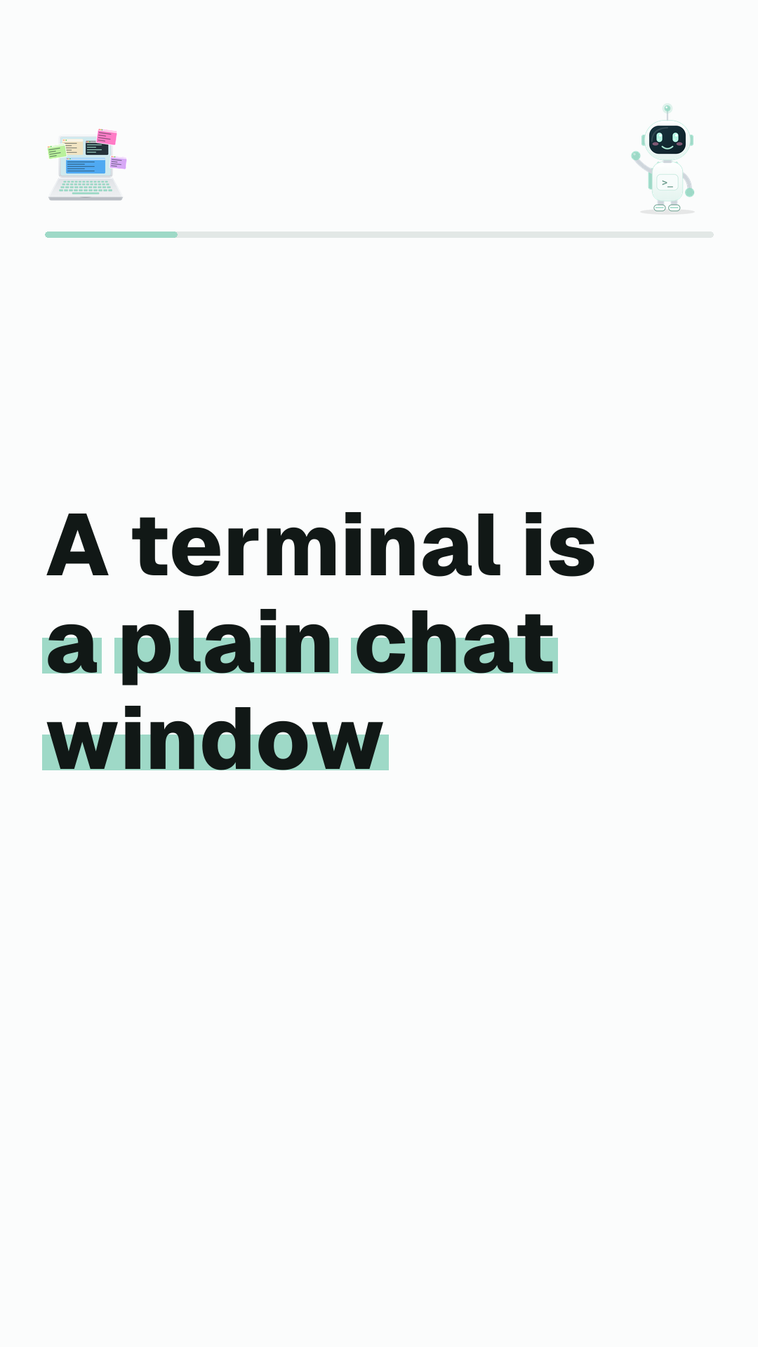 Video cover for What a terminal actually is, and why it is not scary